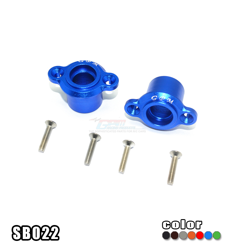 ALLOY REAR AXLE ADAPTERS - SET SB022 FOR 1/6 SCALE LOSI SUPER BAJA REY 4WD BRUSHLESS DESERT TRUCK RTR 9320977
